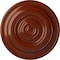Ekena Millwork Niobe Ceiling Medallion (Fits Canopies up to 8 5/8"), Hand-Painted Firebrick, 18"OD x 1 1/2"P CM18NIFIF - alternate 1